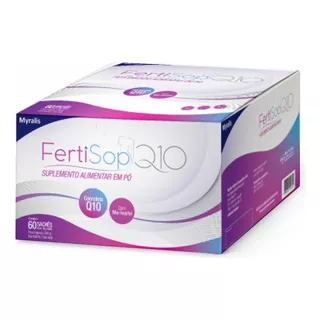 Fertisop Q10 - 60 Sachês - Mio Inositol, Metilfolato E Q10