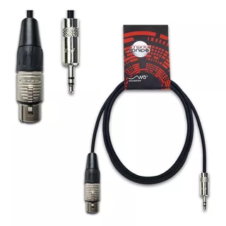 Cable Audio Canon Hembra A Miniplug Stereo 10 Cm Mscables