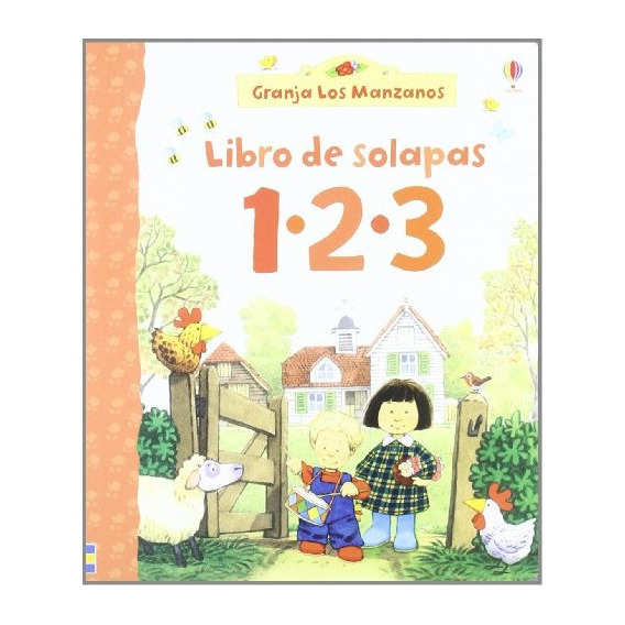 Libro De Solapas 1 2 3, de Sam Chandler. Editorial USBORNE, tapa blanda, edición 1 en español