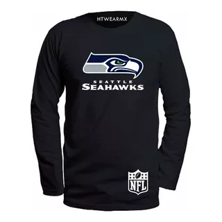 Playera Manga Larga Seattle Seahawks 