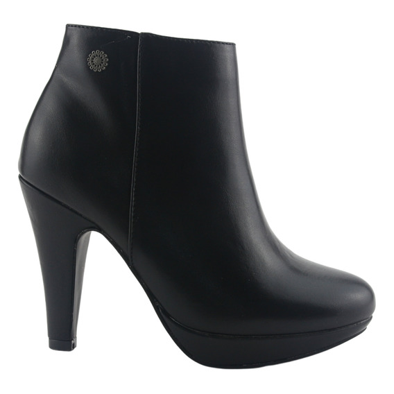 Botin Chalada Mujer Plataform-2 N Negro Casual