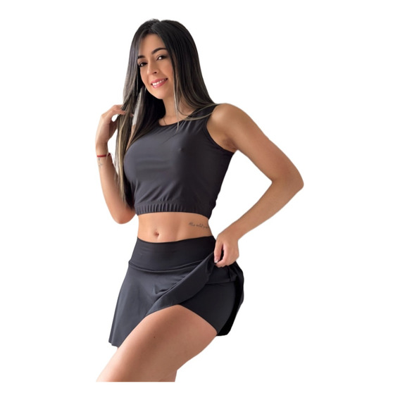 Conjunto Deportivo Lycra, Faldashort Top