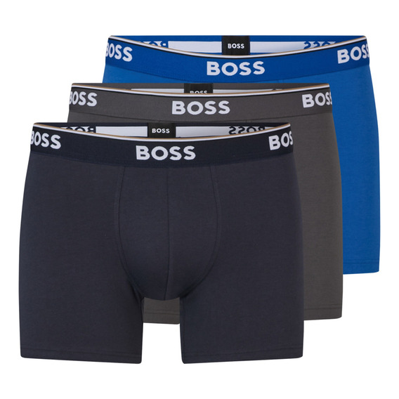 Paquete De Tres Bóxer Para Hombre Boss En Algodón Elástico