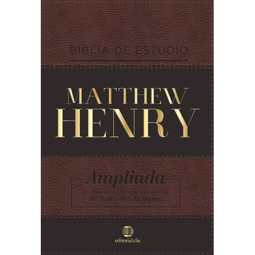 Biblia Reina Valera 1960 De Estudio Matthew Henry Piel