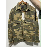 Chaqueta Zara Man Camuflado Slim Fit S