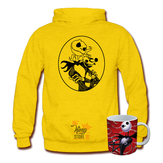 Poleron + Taza, Jack Skellington Esqueleto, El Extraño Mundo De Jack / The King Store