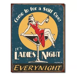 Anuncio Poster Lamina Cartel Ladies Night Everynight