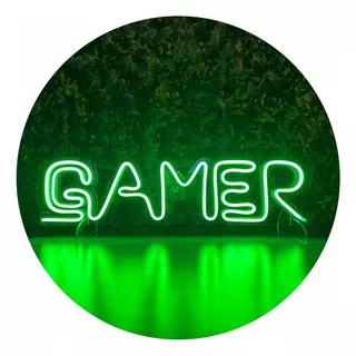 Letreiro Neon Led Gamer- Video Games Decoração Gamer Jogos