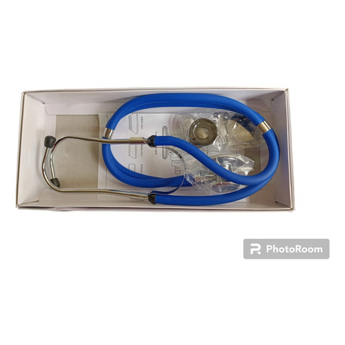 Fonendoscopio / Estetoscopio Doble Tpo Rappaport Zona Medica Color Azul
