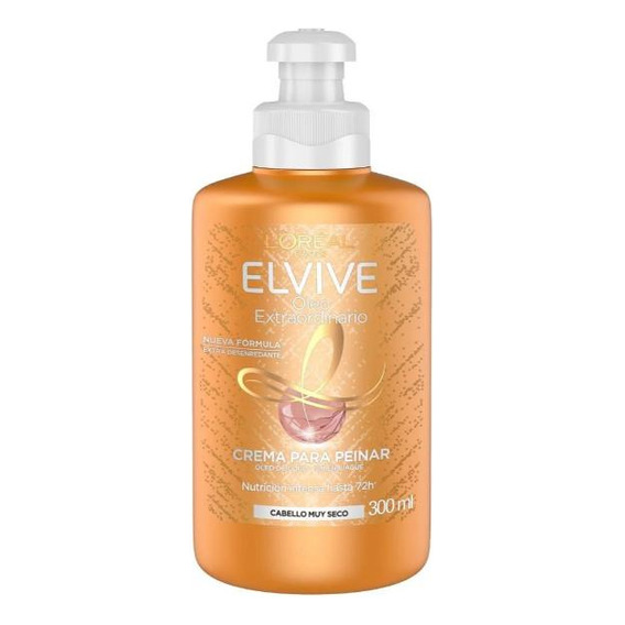 Crema De Peinar Elvive Oleo Coco 300ml