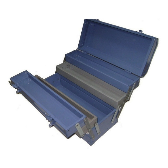Caja de herramientas Belcer Nº 8 de metal 20.5cm x 33cm x 27cm azul