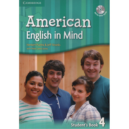 American English In Mind 4 - Student's Book + Dvd-rom, De Puchta, Herbert. Editorial Cambridge University Press, Tapa Blanda En Inglés Americano, 2011