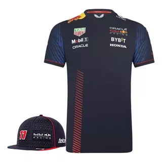 Camiseta Car Culture Red Bull Racing Y Gorra Red Bull