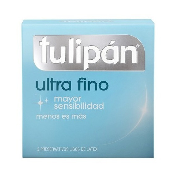 Preservativos  Ultra Fino X3un Tulipan