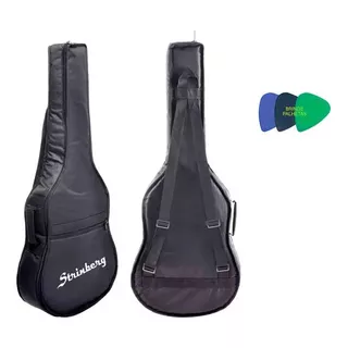 Bag Capa Acolchoada Para Violão Strinberg Com Alças E Bolso