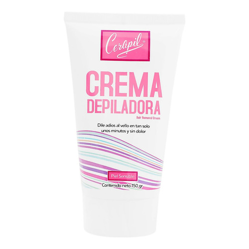 Crema Depiladora Cerapil Piel Sensible Para Cara Y Cuerpo