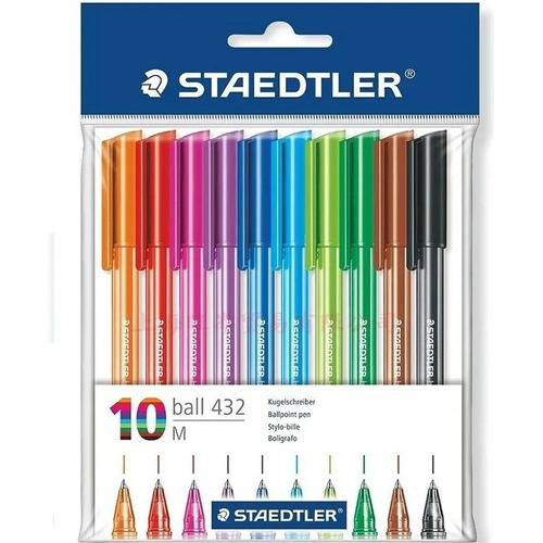 Boligrafos De Colores Staedtler Ball Pen 432 M