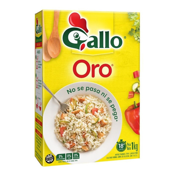 Arroz Gallo Parboil Estuche X 1kg