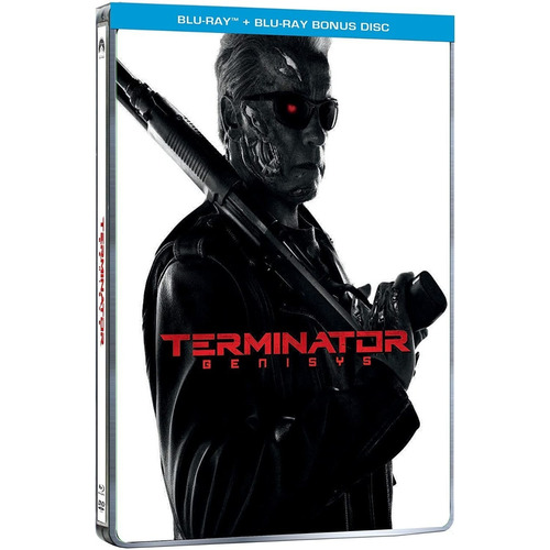 Terminator Genesis Schwarzenegger Steelbook Pelicula Blu-ray