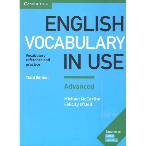 English Vocabulary In Use: Advanced Book With Answers 3rd Edition, De Mccarthy, Michael. Editorial Cambridge University Press, Tapa Blanda En Inglés