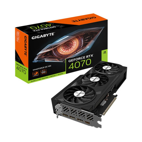 Tarjeta de video Gigabyte Nvidia Geforce Rtx 4070 Windforce Oc 12gb