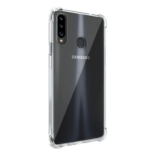 Carcasa Para Samsung Galaxy A20s Transparente Marca Cofolk Nombre Del Diseño Liso Color Transparente