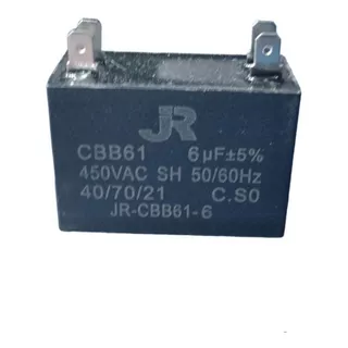 Capacitor Cuadrado Jr  6 Mf Mf 450v 