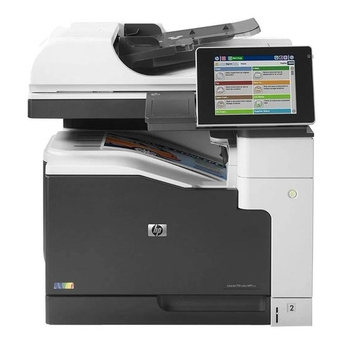 Impresora a color multifunción HP LaserJet Enterprise M775DN blanca y gris 220V - 240V