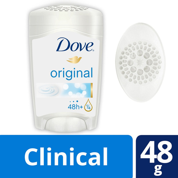 Dove Clinical Desodorante Original Clean En Barra 48 Gr