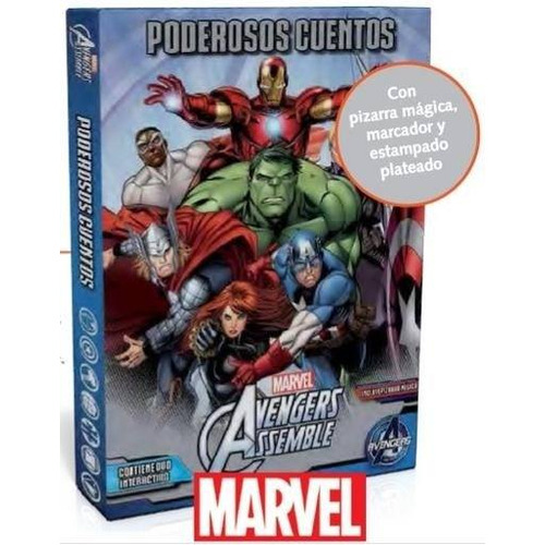 Libro Cuentos Marvel Los Vengadores - Avengers 8 Tomos + Dvd