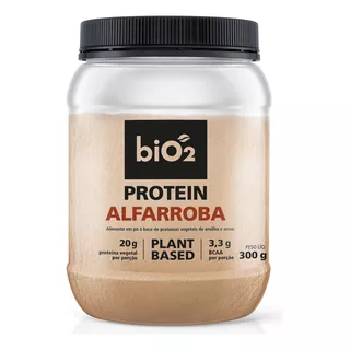 Proteína Em Pó Sabor Alfarroba Vegana Sem Lactose Bio2 300g