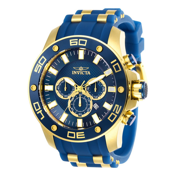 Reloj Invicta 26087 Azul Dorado Hombres