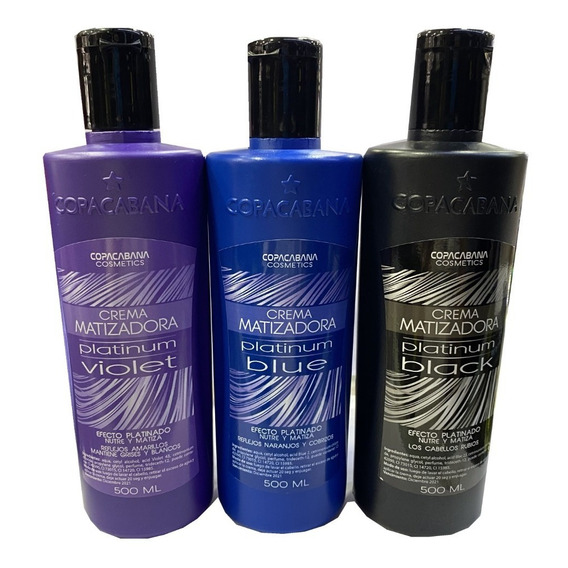 Pack X 10 Crema De Matizador Violeta - Azul - Grafito