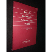 Ley De Sociedades Comerciales 19550 Ergon