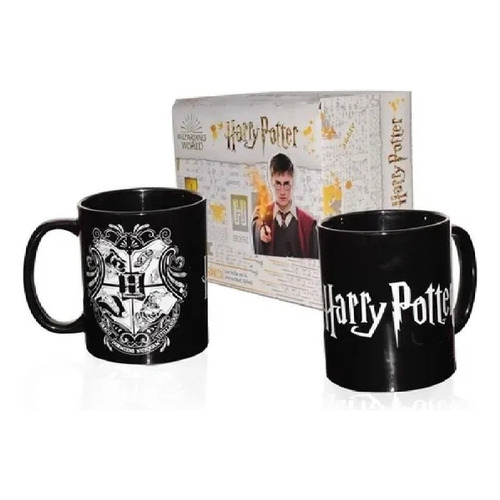 Taza Harry Potter Cerámica Brilla En La Oscuridad320mlc/caja