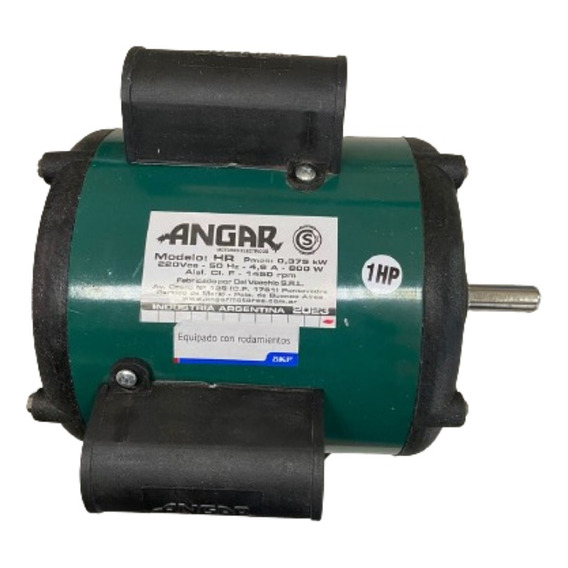 Motor 1hp Reforzado Para Hormigonera Doble Capacitor  Angar 