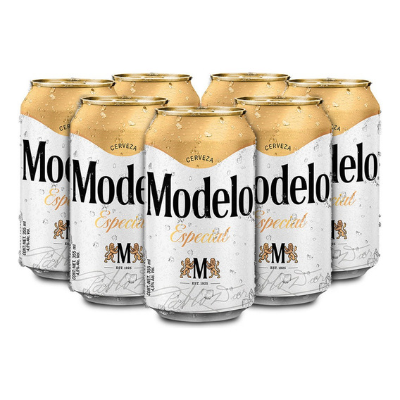 Cerveza Modelo Clara American Pilsner lata 355 mL 24 unidades