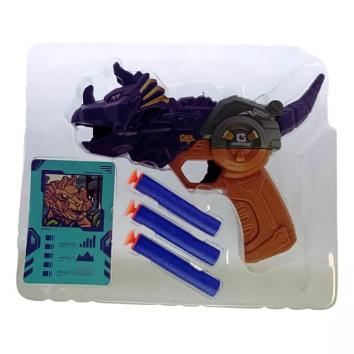 Lançador De Dardos Nerf Dinossauro