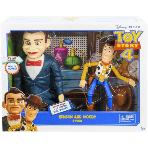 Woody Y Benson Toy Story 4 Nuevos Sin Sonido Super Articulad