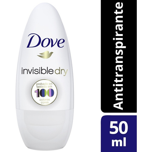 Antitranspirante Dove Roll On Invisible Dry Clean Touch 50mL