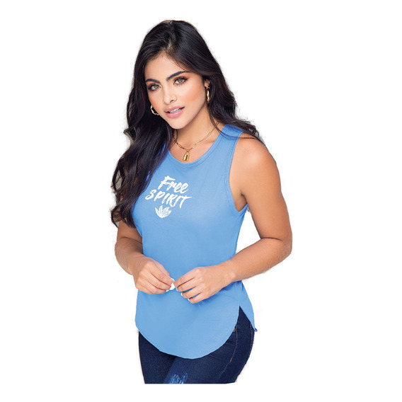 Camiseta Para Mujer Morazul Mp