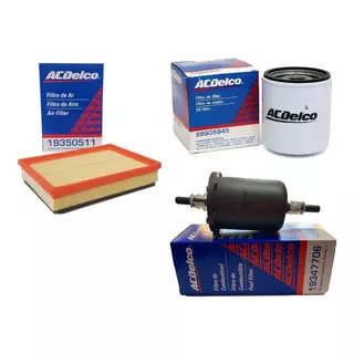 Kit Filtros Aire Aceite Y Nafta Chevrolet Onix - Prisma 1.4