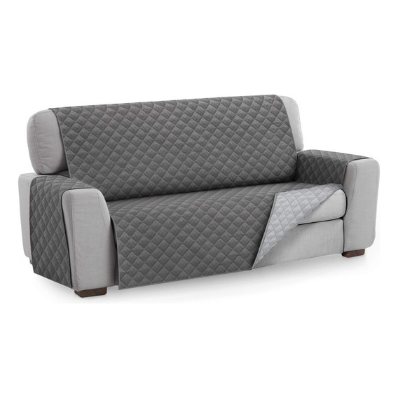 Cubre Sofá 3 Plazas Cubre Sillón Forro Reversible Resistente