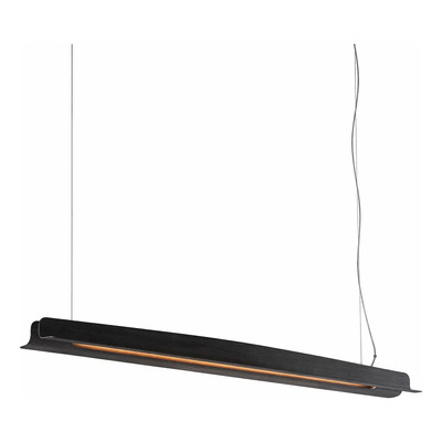 Lampara Colgante Raya Led Philips 120cm Negro Mmo Negro Interior