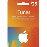 Tarjeta Itunes Apps Store 25 Usd Entrega Inmediata