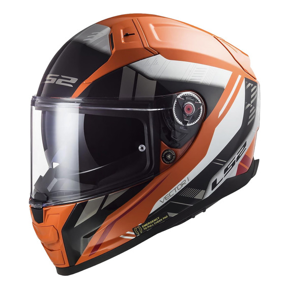 Casco Moto Ls2 Ff811 Vector Ii Stylus Certificado Ece 2206