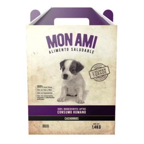 Alimento Saludable Para Perros Cachorros Mon Ami X 1,4 Kg