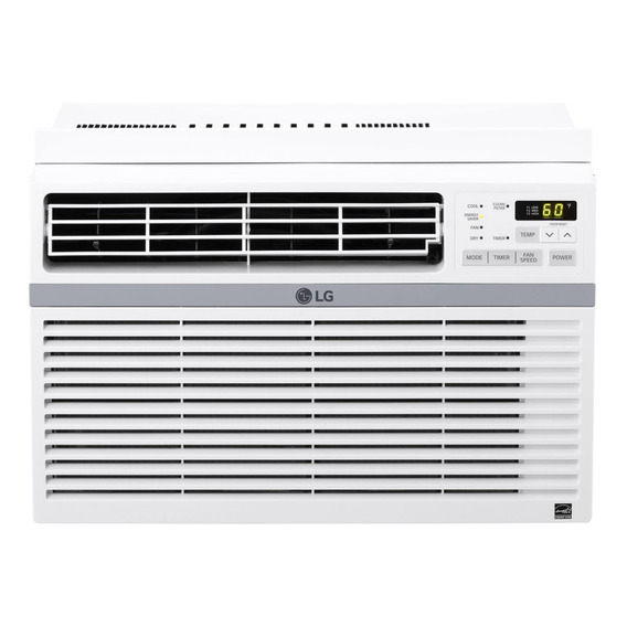 Aire acondicionado LG Residencial de  ventana  frío 8000 BTU  blanco 115V W081CE SU0