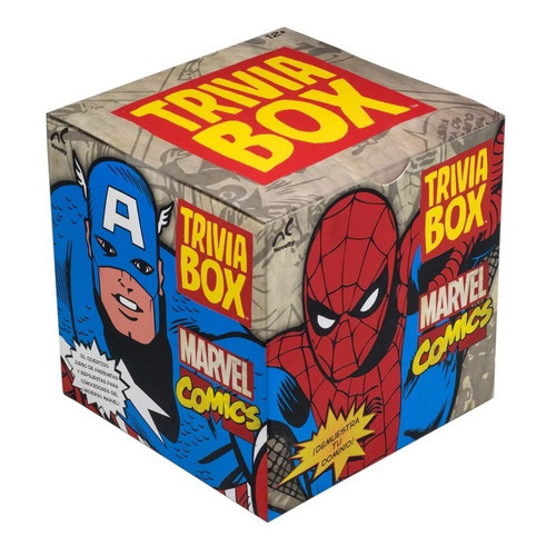 Juego De Mesa Trivia Box Marvel Novelty En Español