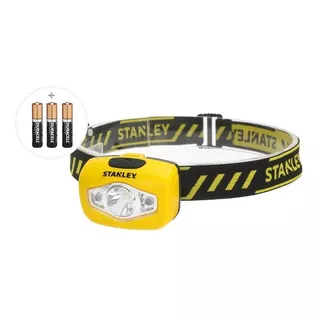 Linterna Frontal Stanley 200 Lumens Con Pilas Minero Running Linterna Amarilla Luz Blanco